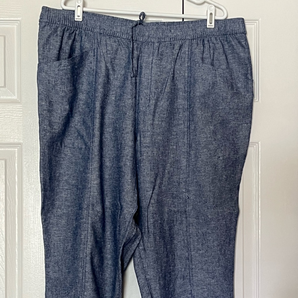 Old Navy linen blend pants. Size XL. Like new.